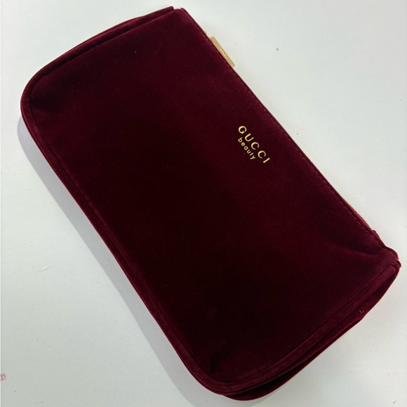 Gucci Other - Gucci Deep Red cosmetic bag